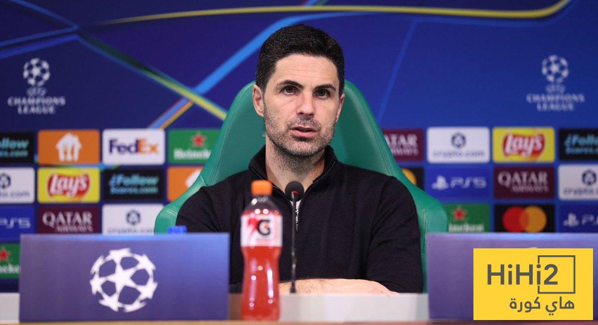 أرتيتا: جاهزون لكتابة التاريخ أمام أتلتيكو مدريد