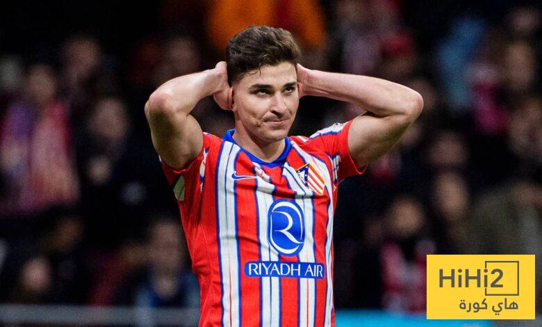 حلم برشلونة يصطدم بجدار أتلتيكو.. جوليان ألفاريز “ممنوع من الرحيل”