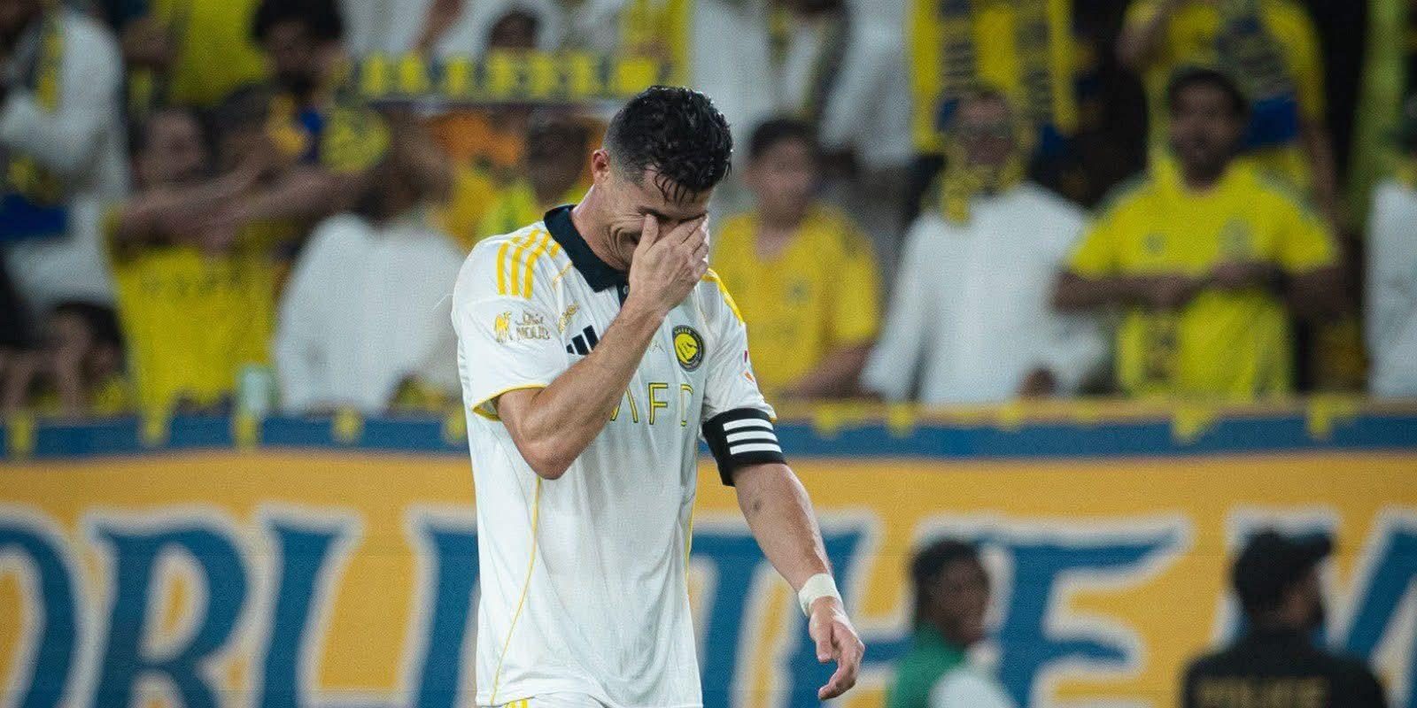 صورة : أول رد فعل من رونالدو بعد التتويج بدوري روشن