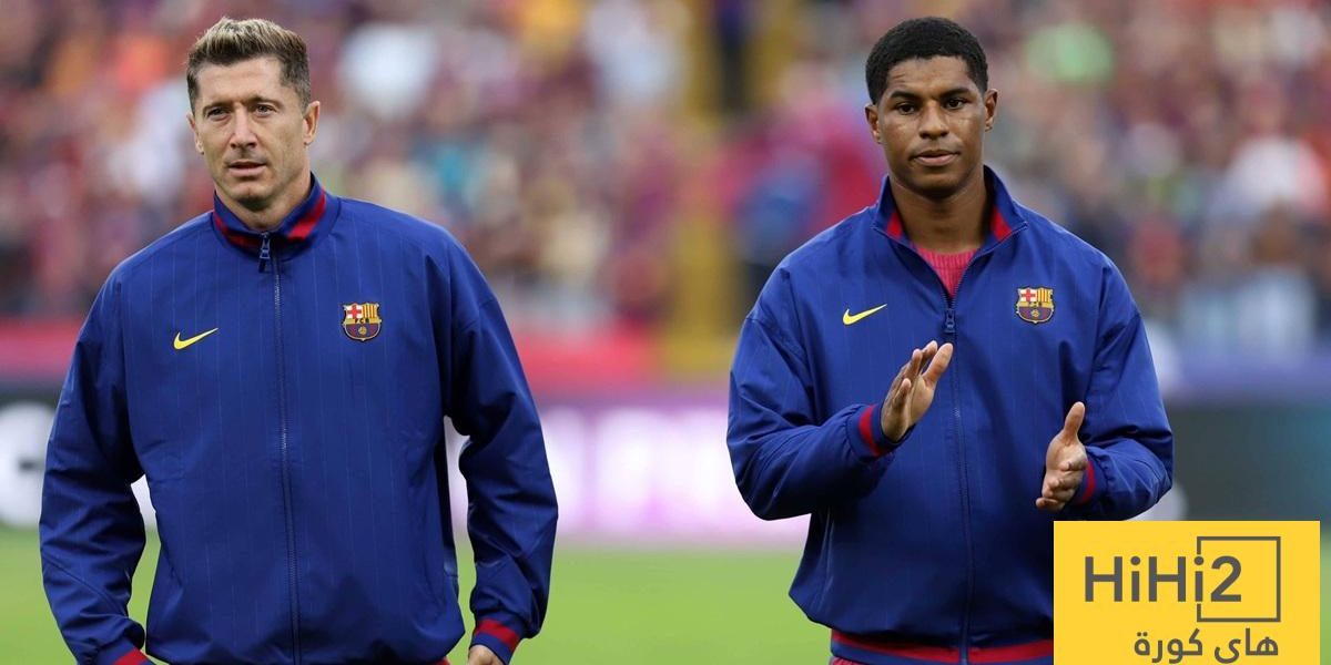 رحيل راشفورد وليفاندوفسكي يوفر مبلغ ضخم لبرشلونة