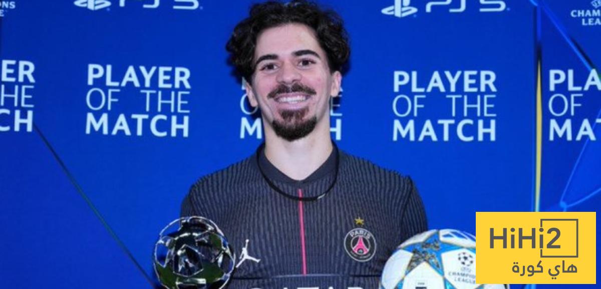 تصريحات فيتينيا بعد التتويج بلقب دوري الابطال