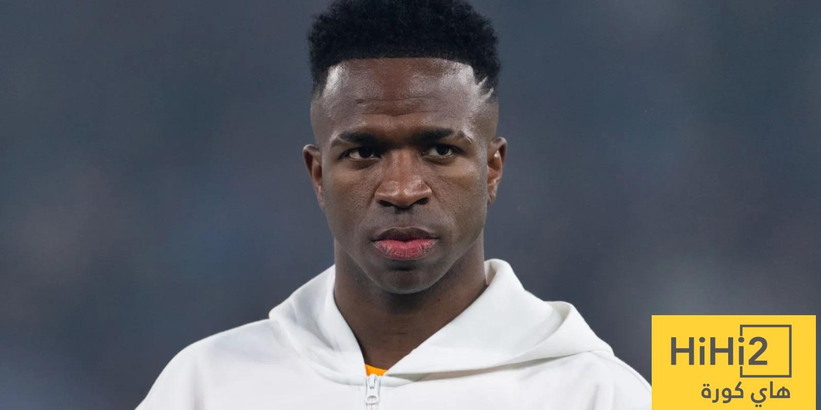 رد فينيسيوس على مستقبله مع ريال مدريد