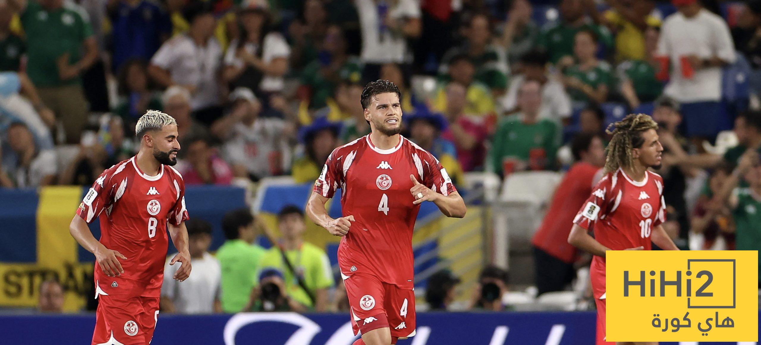 احصائيات عمر الرقيق في الشوط الأول من مباراة تونس والسويد