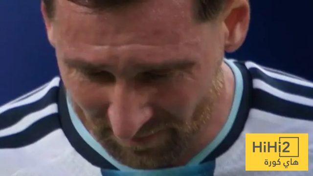 سبب بكاء ليونيل ميسي أمام منتخب الجزائر