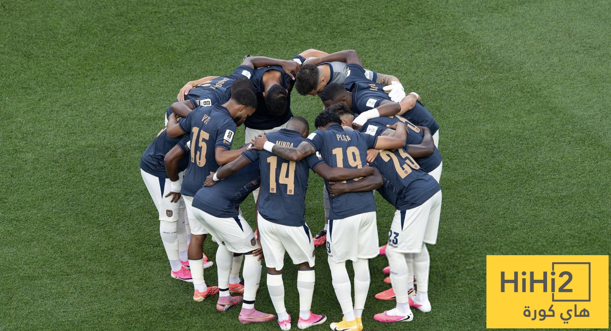 عاجل – التشكيلة الرسمية لمنتخب الإكوادور أمام كوراساو في كأس العالم