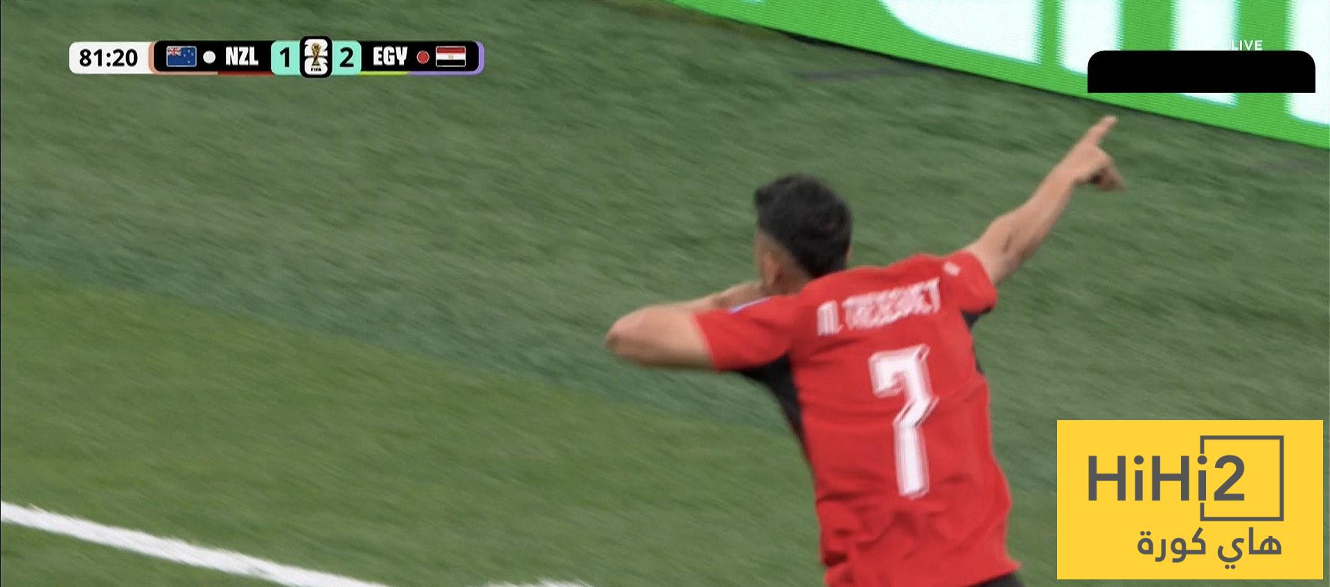تريزيجيه يضيف الهدف الثالث لصالح منتخب مصر
