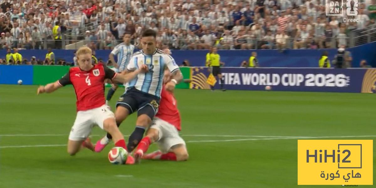مدى صحة ركلة جزاء الأرجنتين أمام النمسا