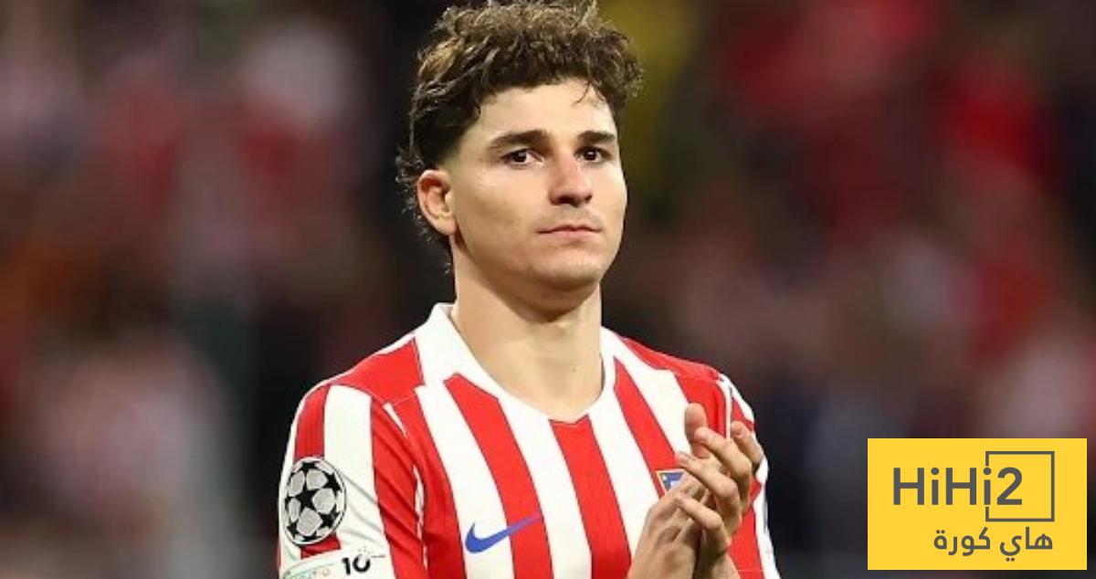 عاجل : أتلتيكو مدريد يصعد قضية ألفاريز الى الفيفا