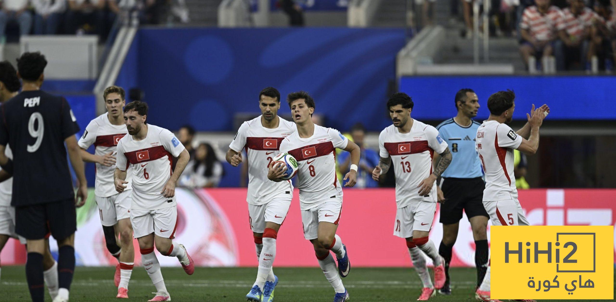 الصالح سبورت : المنتخب التركي يطرق شباك أمريكا بأول أهدافه المونديالية