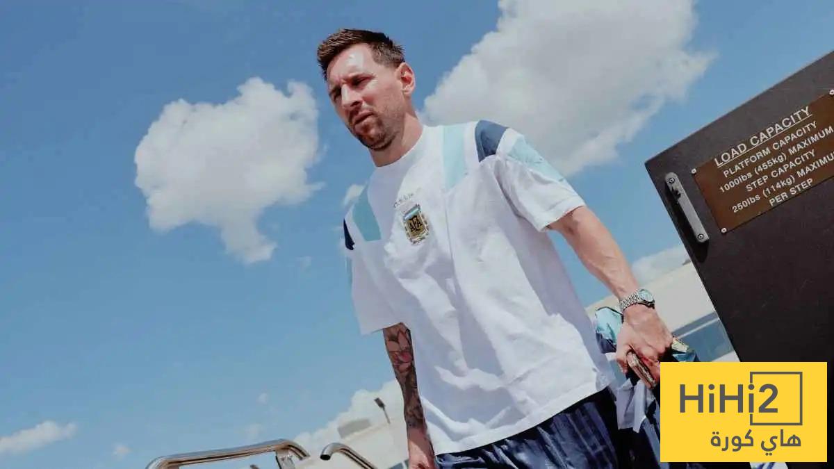 صور – تفتيش ليونيل ميسي ومنتخب الأرجنتين بالمطار قبل مواجهة الرأس الأخضر