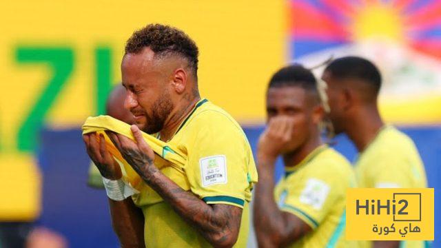 صور .. نيمار ينهار من البكاء بعد الاقصاء على يد النرويج