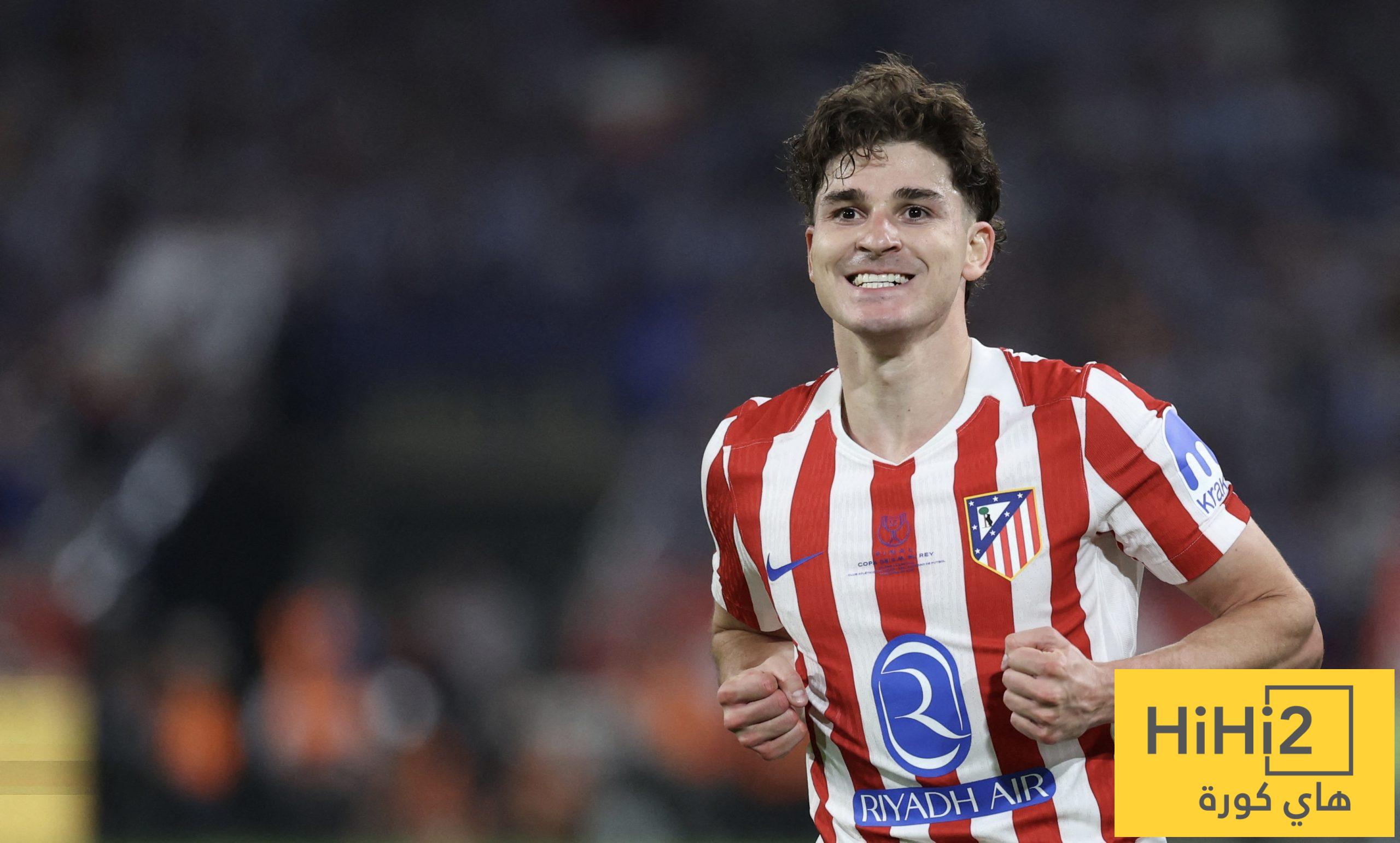 أجويرو يعلق على أزمة تصريحات جوليان ألفاريز مع أتلتيكو مدريد
