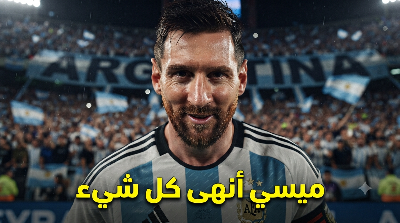 رجل واحد اسطورة واحدة …! ميسي انهى كل شيء 