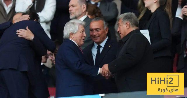 رد لابورتا على تصريحات رئيس اتلتيكو مدريد بشأن الفاريز