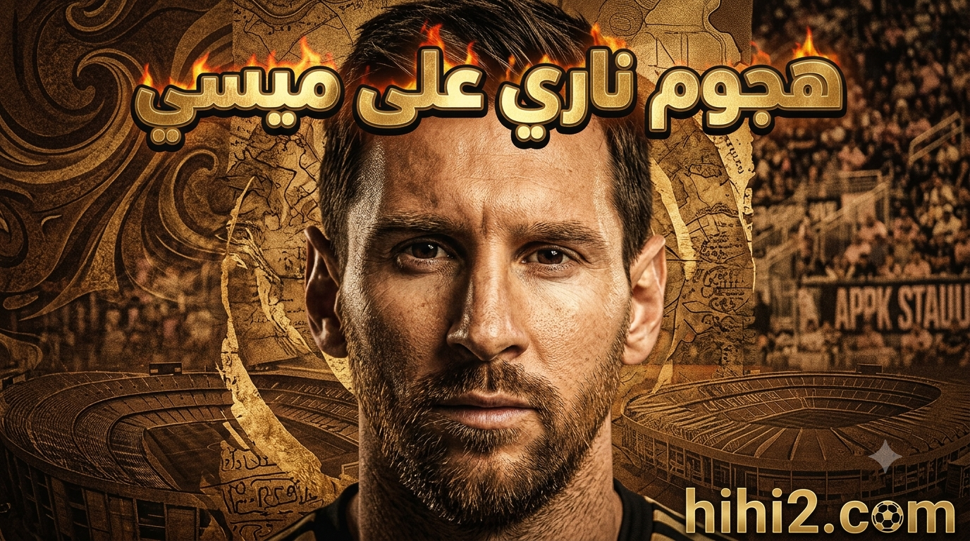 هجوم ناري على ميسي !
