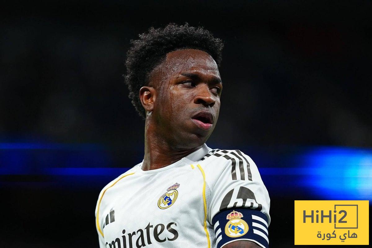 بيان ريال مدريد بشأن فينيسيوس جونيور