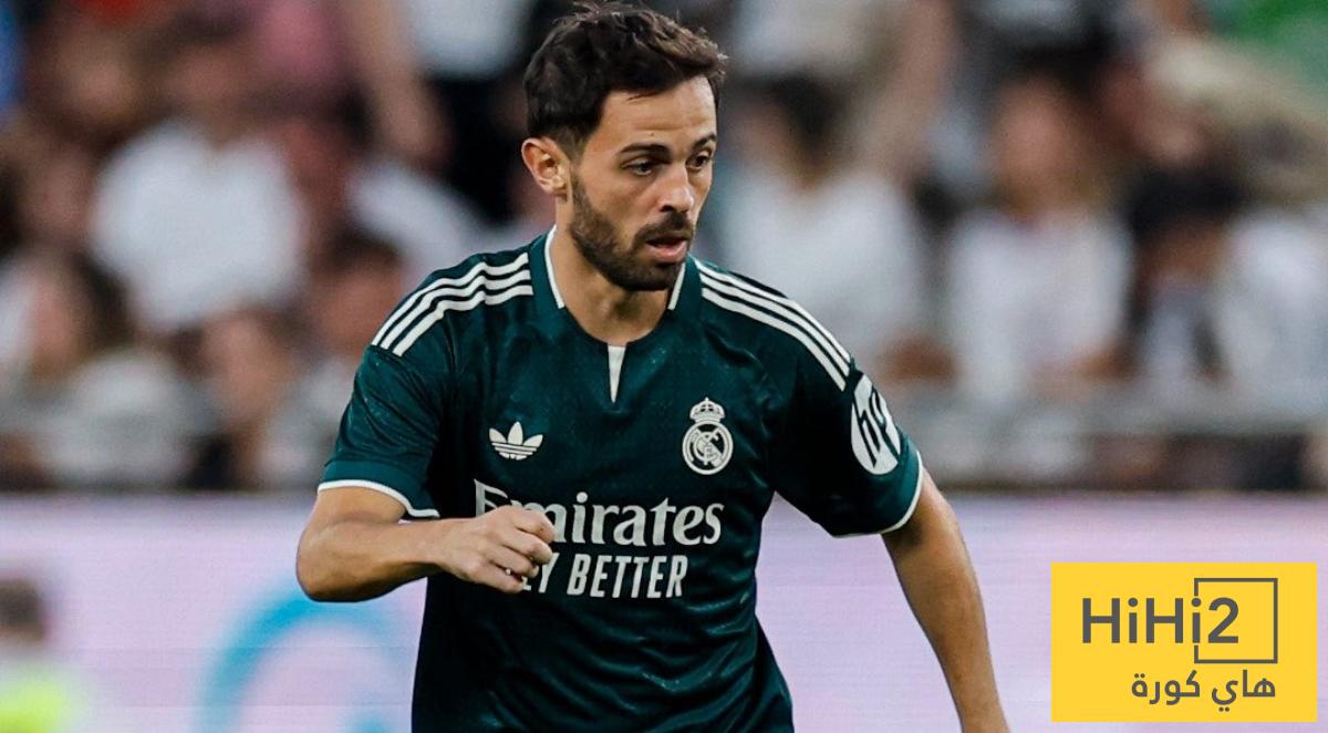 منشور بيرناردو سيلفا بعد ظهوره الأول مع ريال مدريد