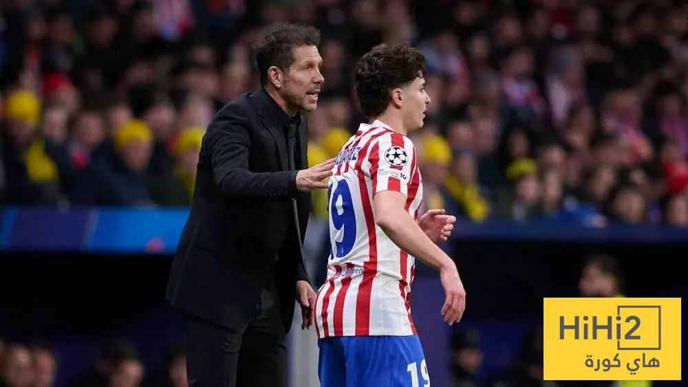 حقيقة اعتذار جوليان ألفاريز لـ أتلتيكو مدريد