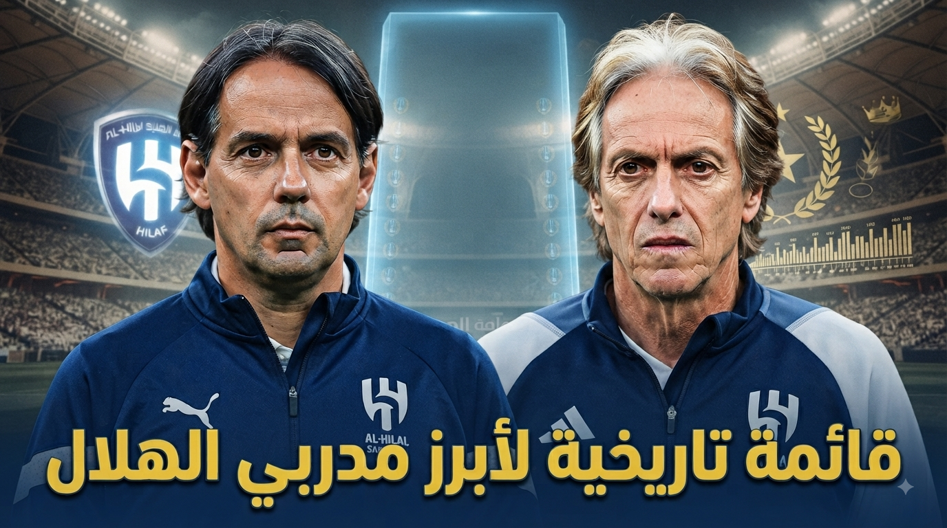 قائمة أكثر مدربي الهلال قيادة للفريق في الدوري