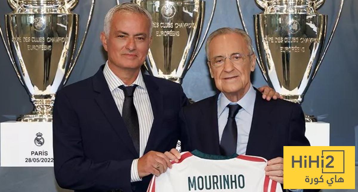 تفاؤل كبير في ريال مدريد بسبب مورينيو