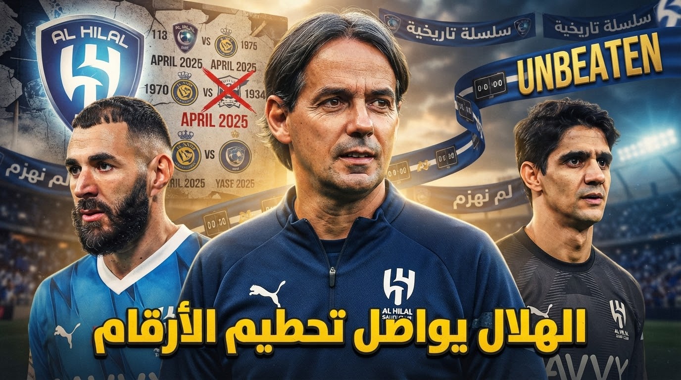 منذ الهزيمة أمام النصر .. الهلال لا يعرف الخسارة لـ 44 مباراة