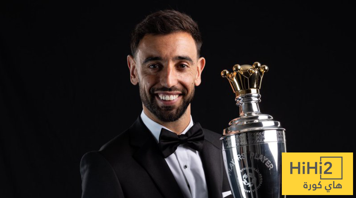 برونو فيرنانديز أفضل لاعب في إنجلترا لعام 2026
