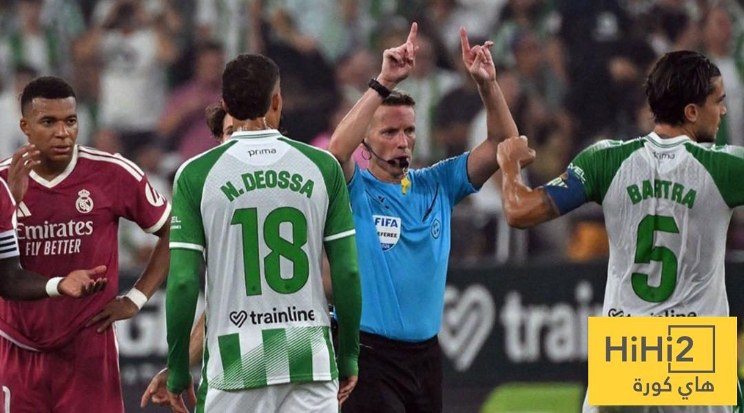 رسوب هيرنانديز.. تقييم كارثي لحكم مباراة ريال مدريد وبيتيس