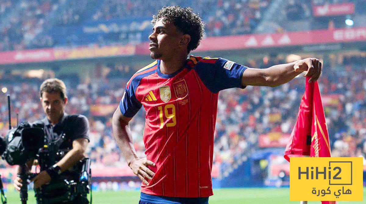 مفارقة غريبة ليامال مع منتخب إسبانيا